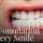 White teeth smiling