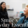 Doctor smiling with patient