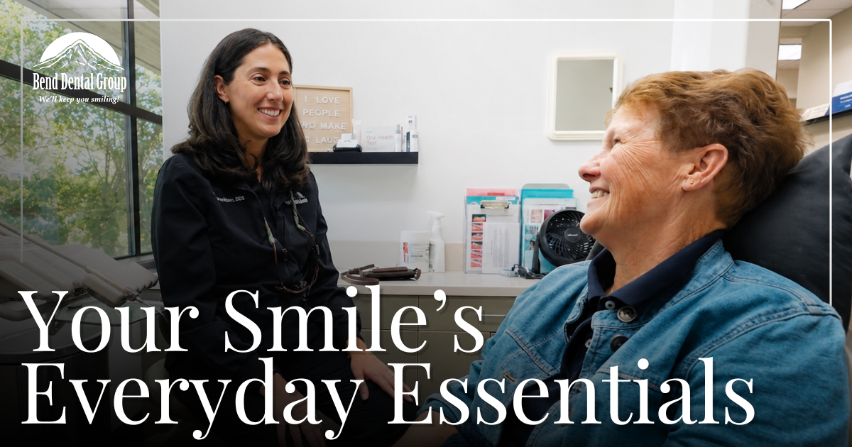 Your Smile’s Everyday Essentials Doctor smiling with patient